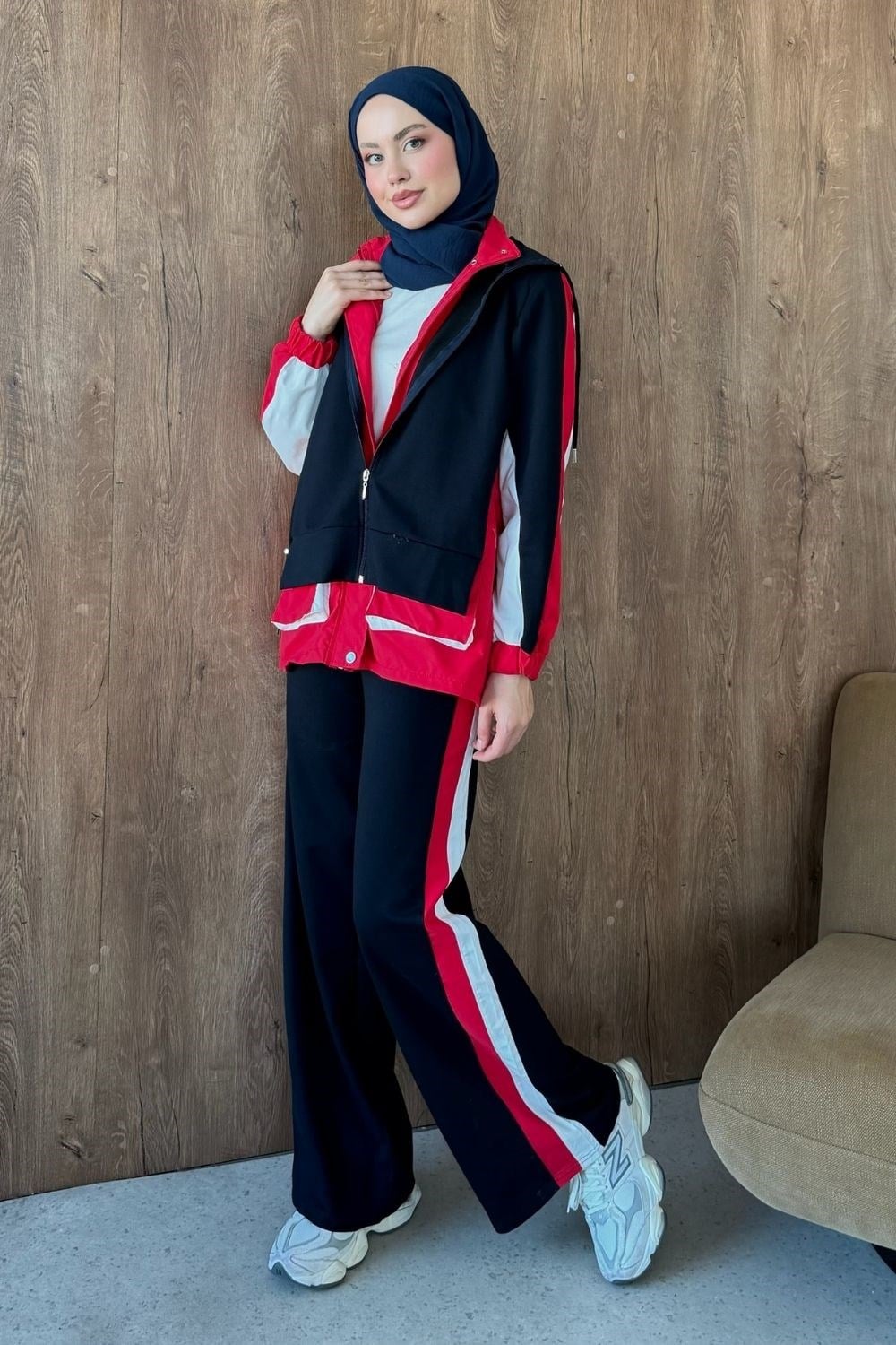 Self Garnili Takım Kırmızı 3200 