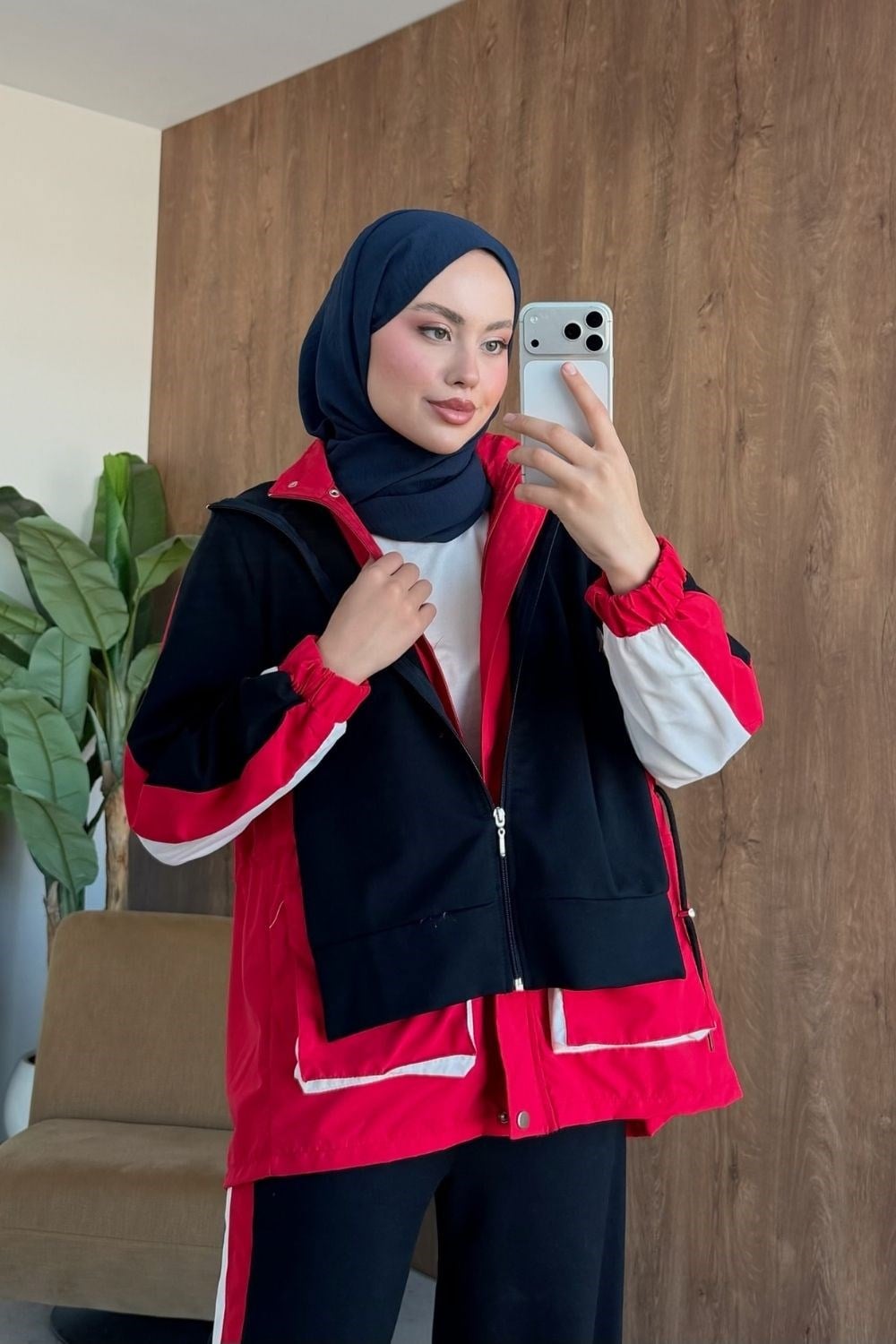 Self Garnili Takım Kırmızı 3200 