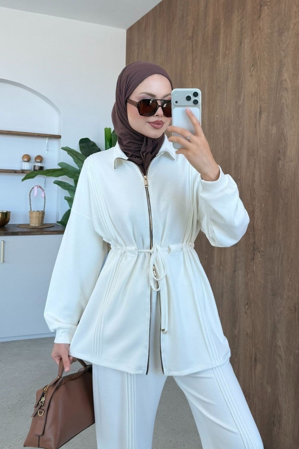 Maren Biyeli Takım Beyaz 401 