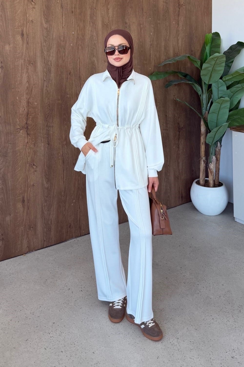 Maren Biyeli Takım Beyaz 401 