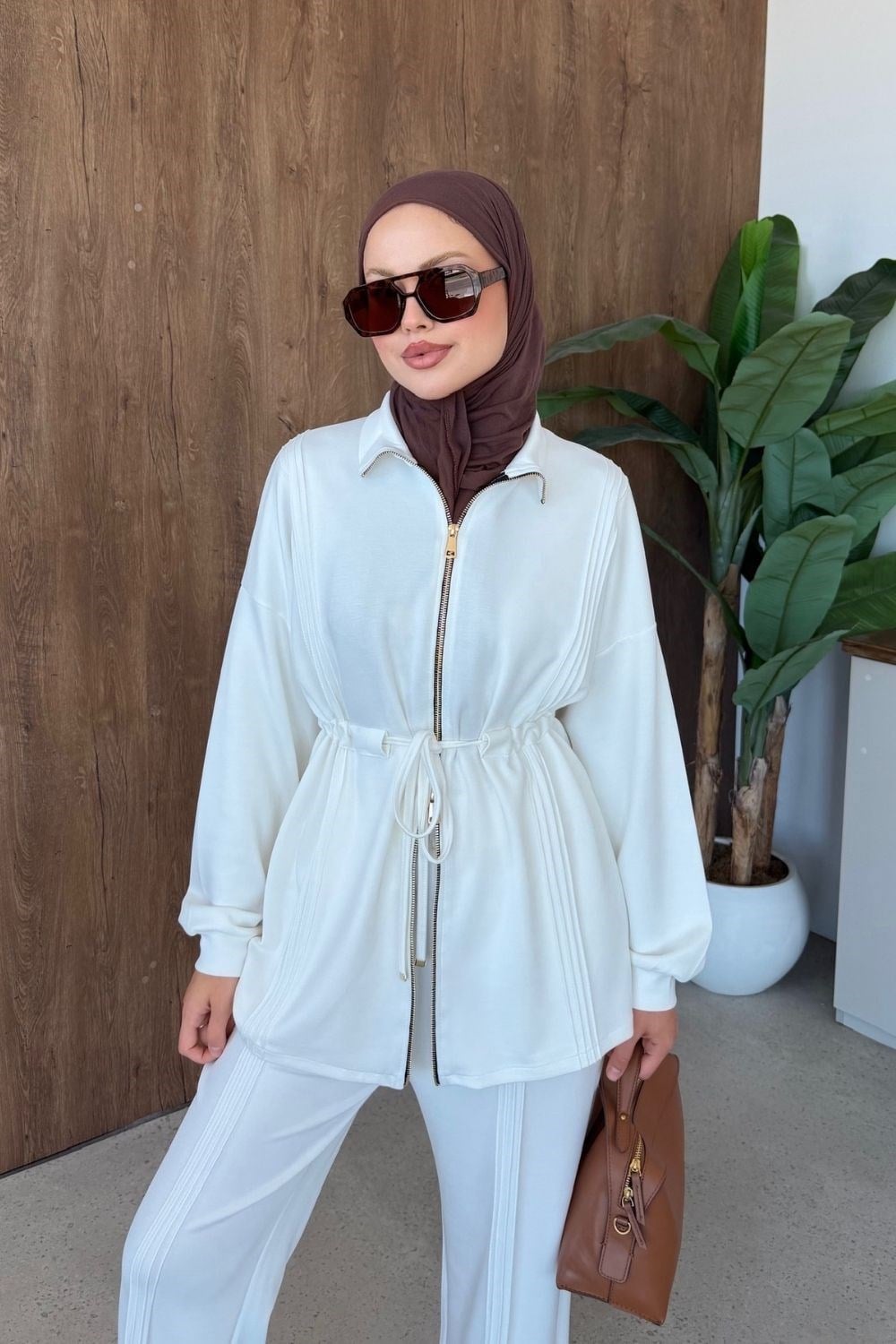 Maren Biyeli Takım Beyaz 401 