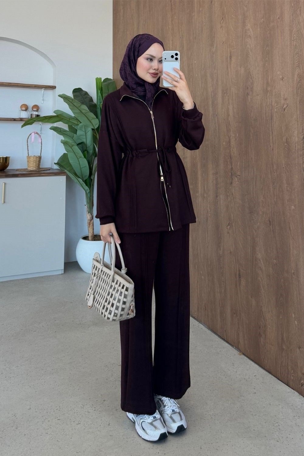 Maren Biyeli Takım Bordo 401 