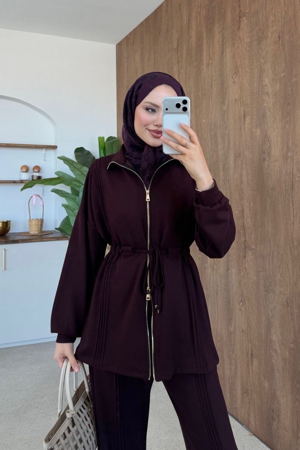 Maren Biyeli Takım Bordo 401 