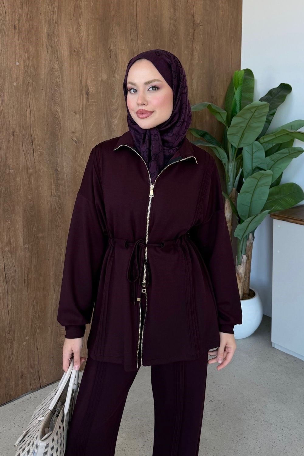 Maren Biyeli Takım Bordo 401 