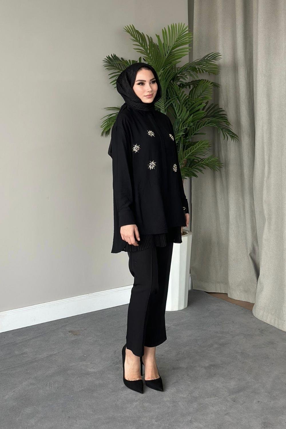 Okyanus Tunik Siyah 4016 
