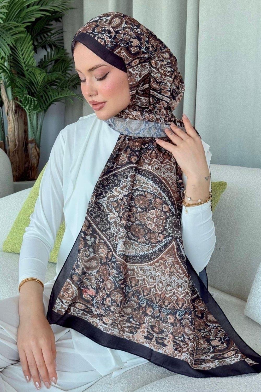 Kayli Dijital Şal Füme 4029 