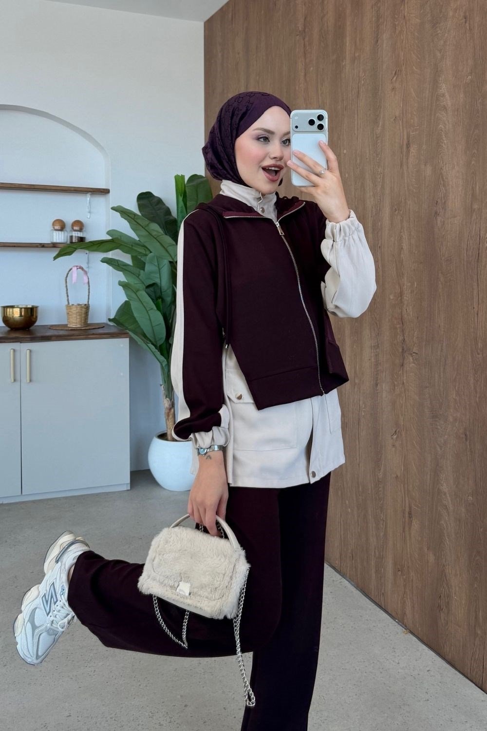 Diagonel Spor Takım Mürdüm 4034 