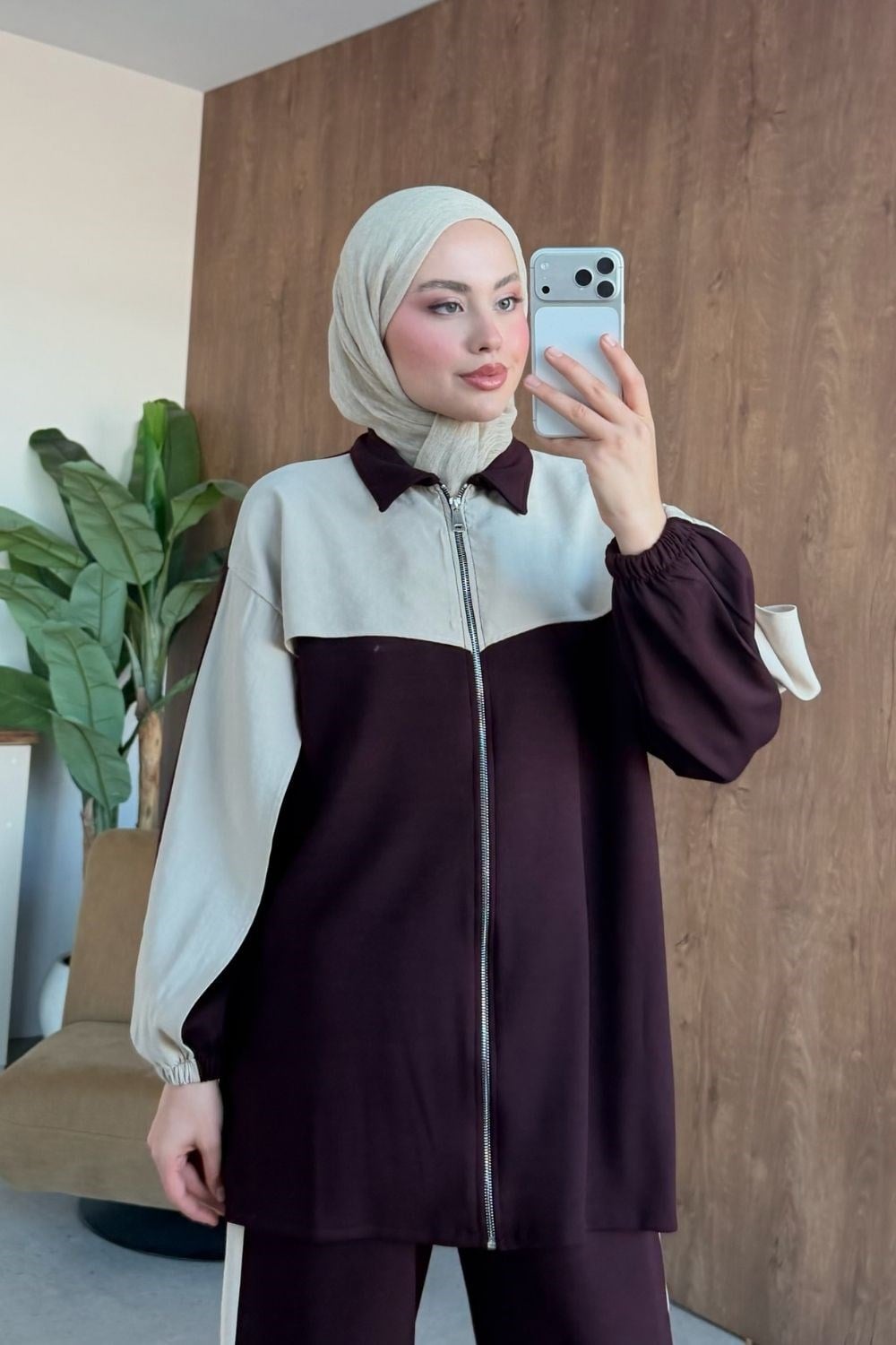 Cove Modal Grn Takım Mürdüm 4036 
