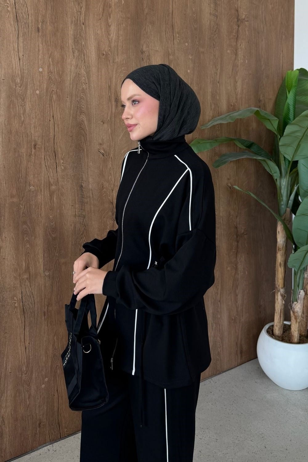 Oys Sızma Biyeli Takım Siyah 4049 