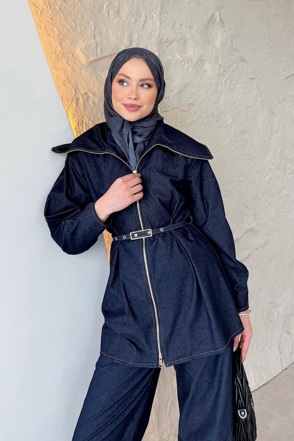 Pantolonlu Kot Takım Lacivert 4066 