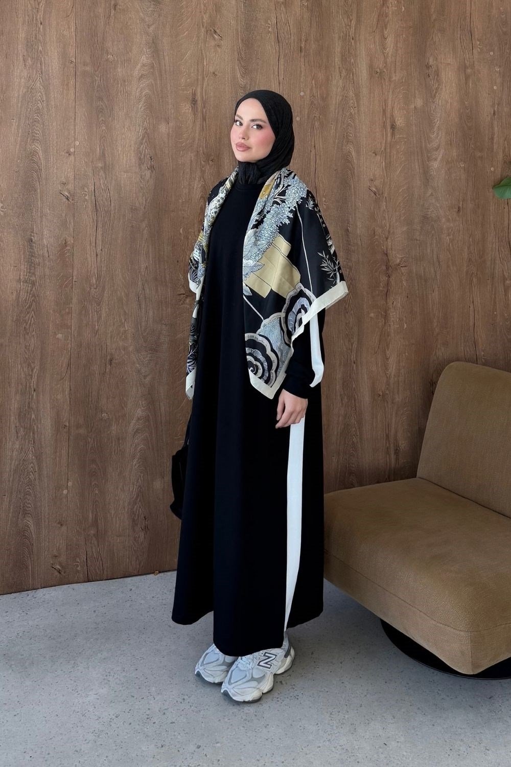 Garnili Oys Elbise Siyah 40710 