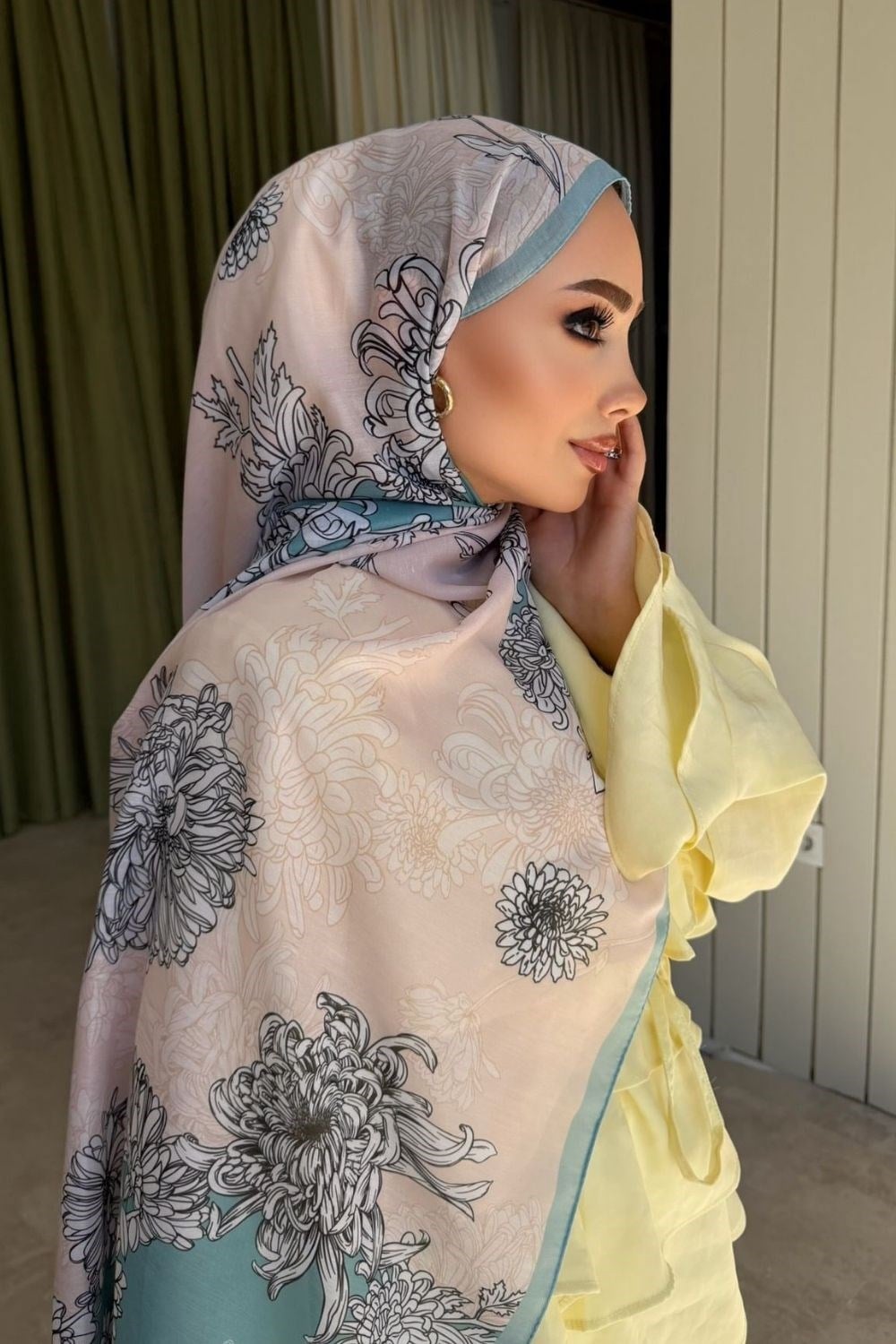 Floris Soft Şal Mint 4074 