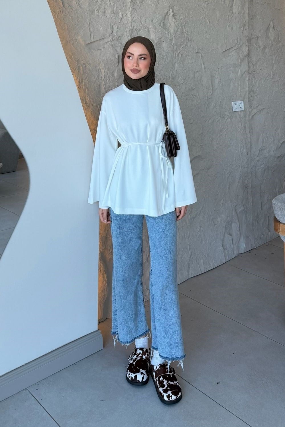 Hale Tunik Beyaz 4076 