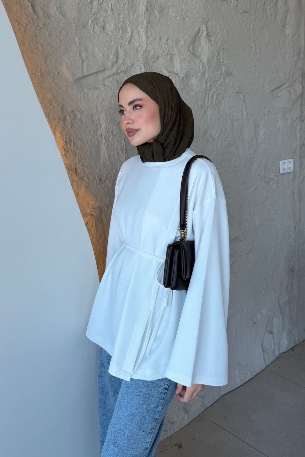 Hale Tunik Beyaz 4076 