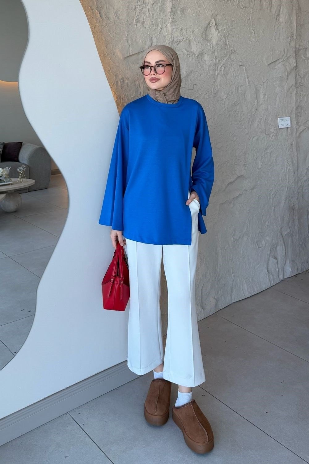 Hale Tunik Saks 4076 