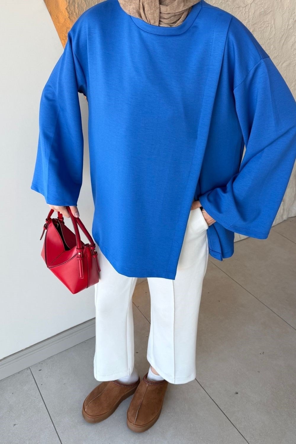 Hale Tunik Saks 4076 