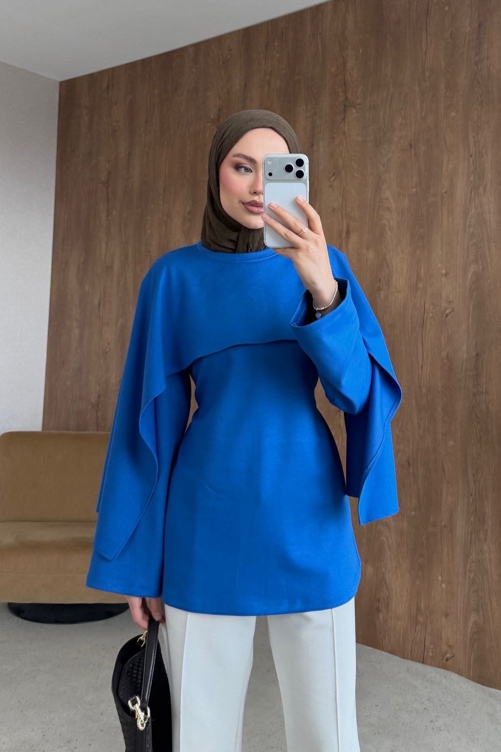 Neva Pelerin Tunik Saks 4077 