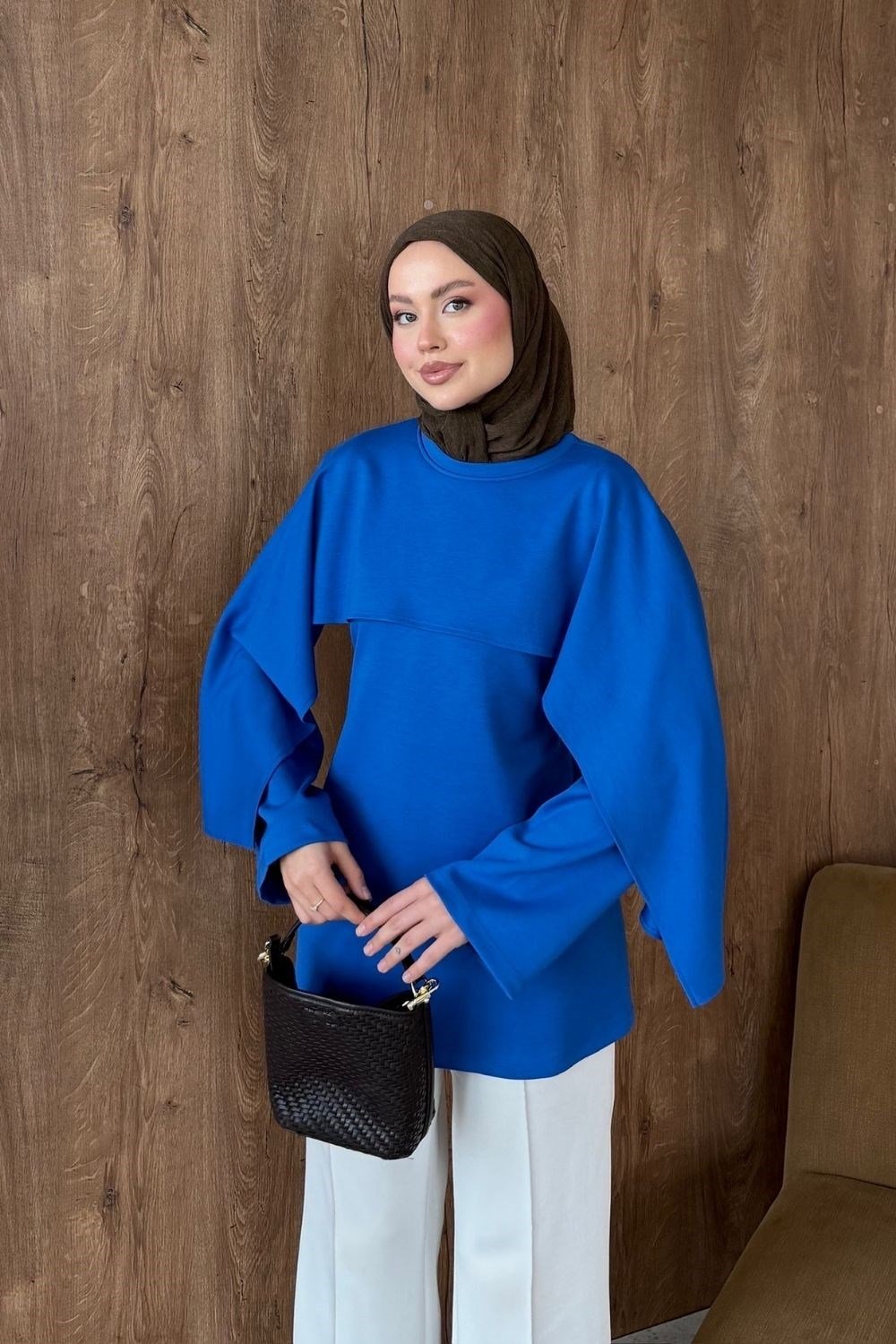 Neva Pelerin Tunik Saks 4077 