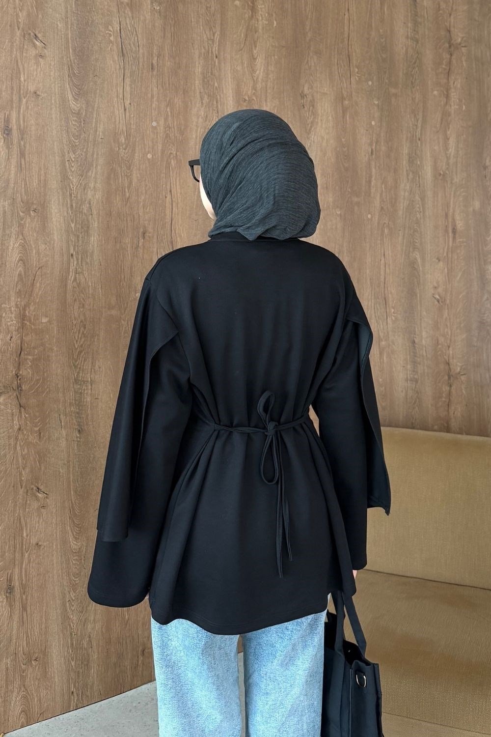 Neva Pelerin Tunik Siyah 4077 