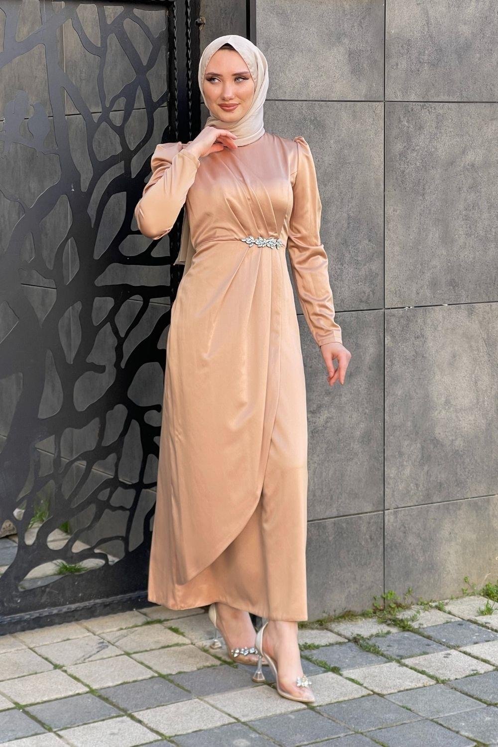 Saten Abiye Gold 4350 