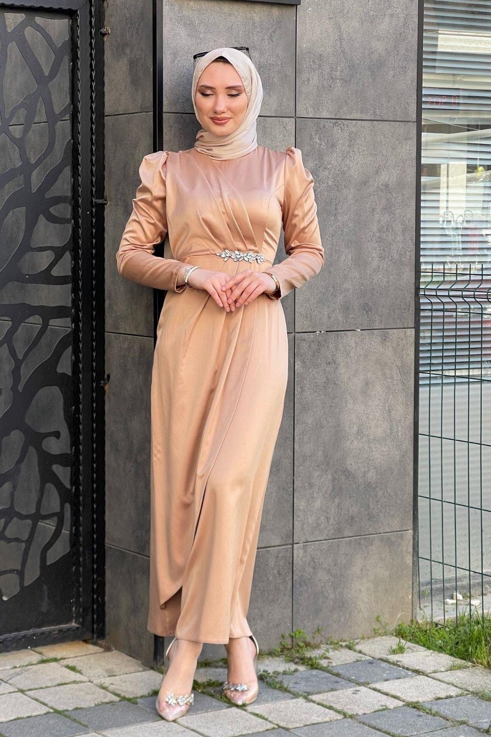 Saten Abiye Gold 4350 
