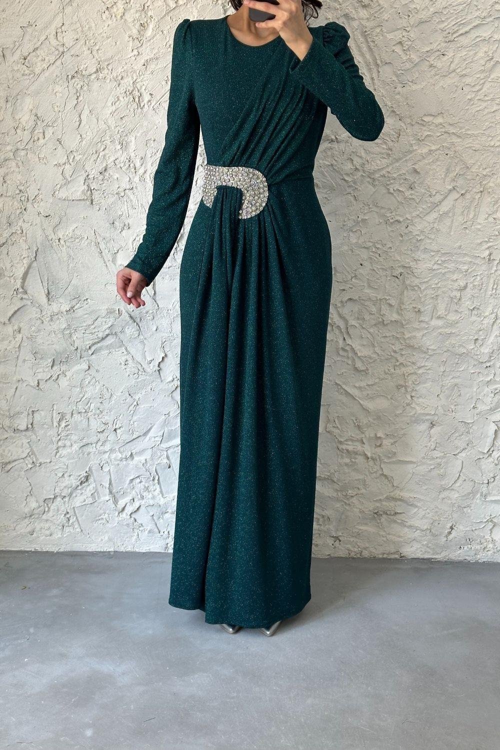 Havin Simli Abiye Zümrüt 4351 