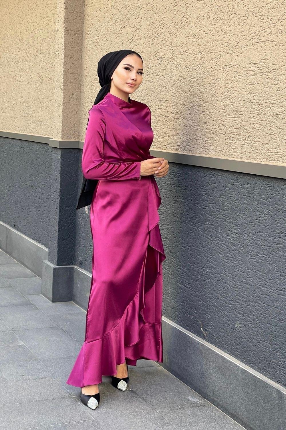 Matmazel Abiye Mor 4354 