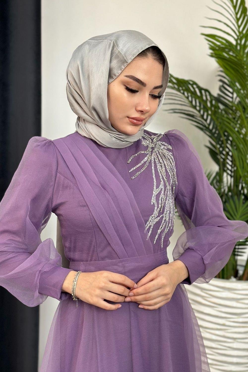 Dalya Abiye Lila 4355 