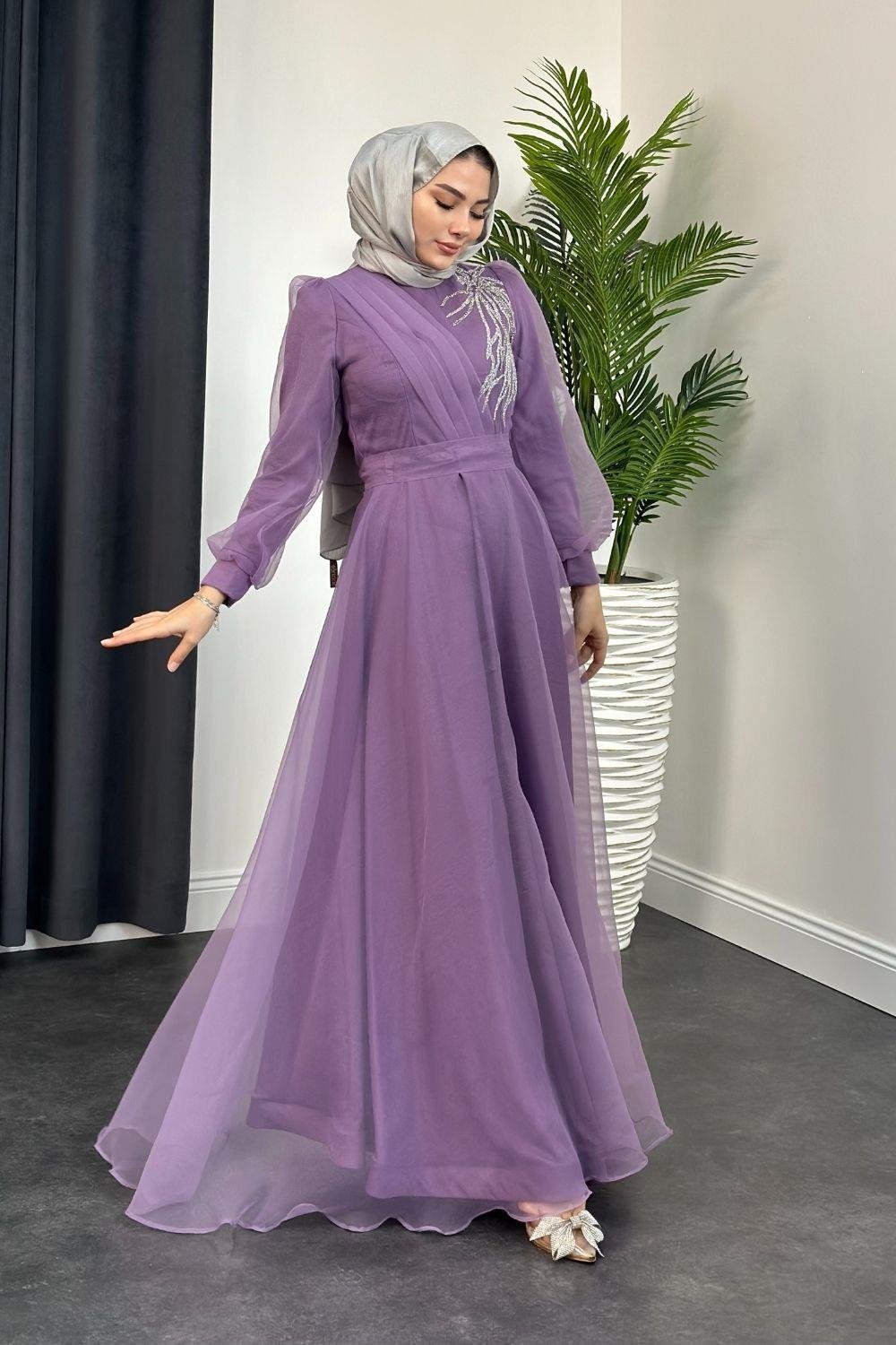 Dalya Abiye Lila 4355 