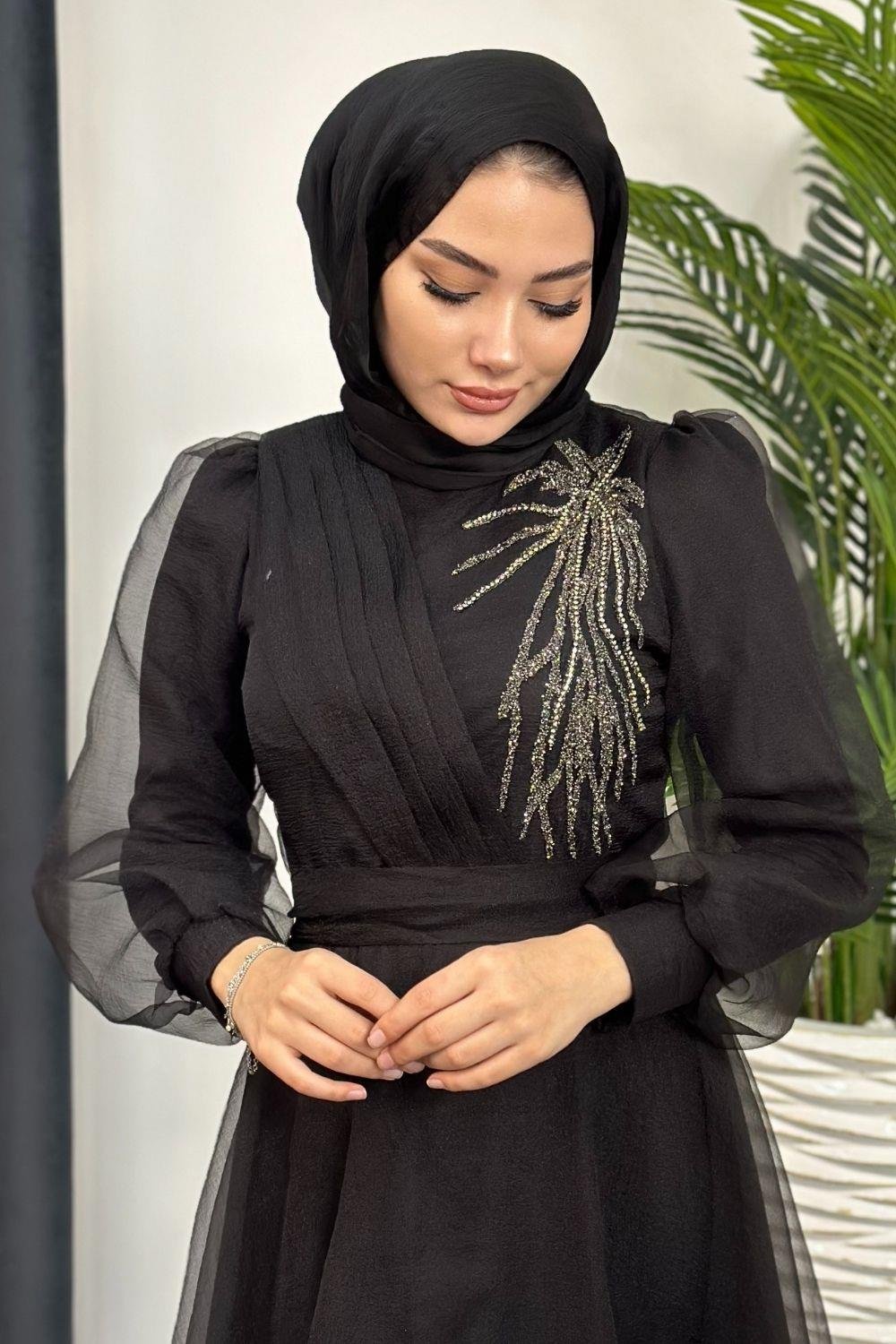 Dalya Abiye Siyah 4355 