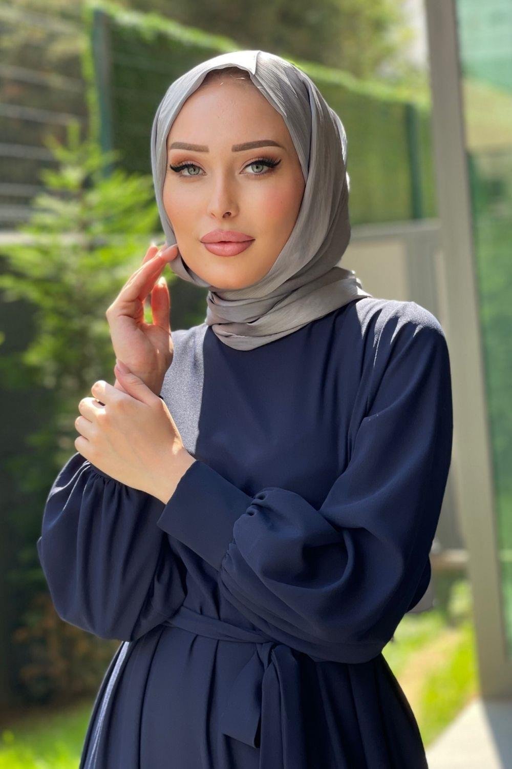 Asile Elbise Lacivert 4386 