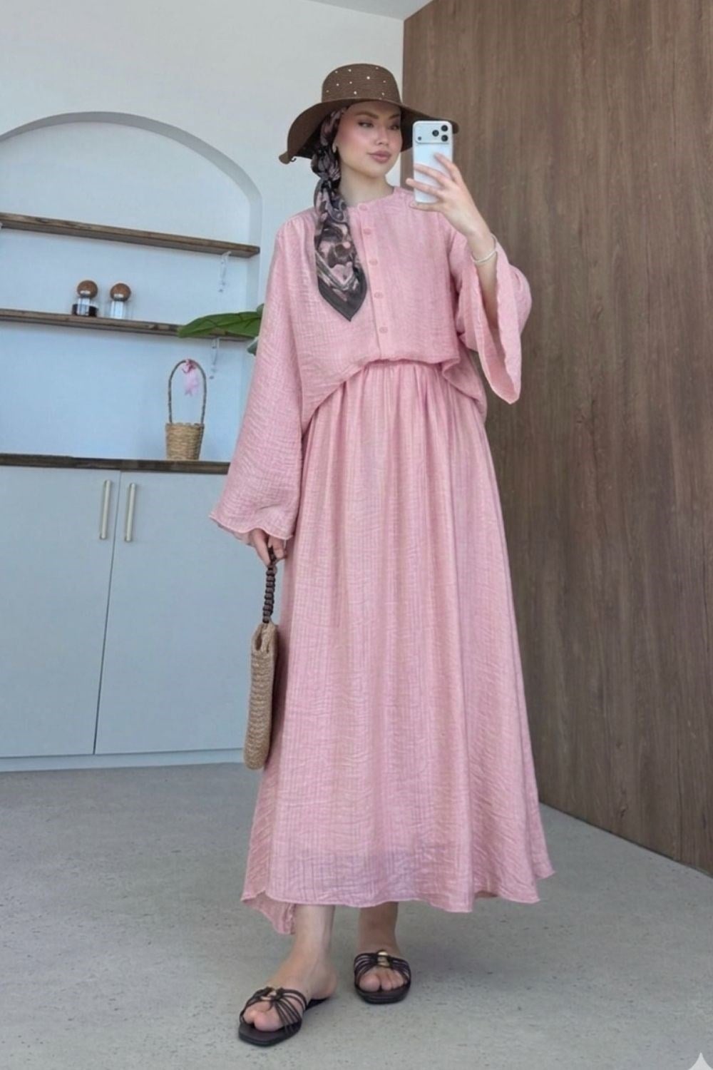 Verona Etekli Takım Pembe 44950 