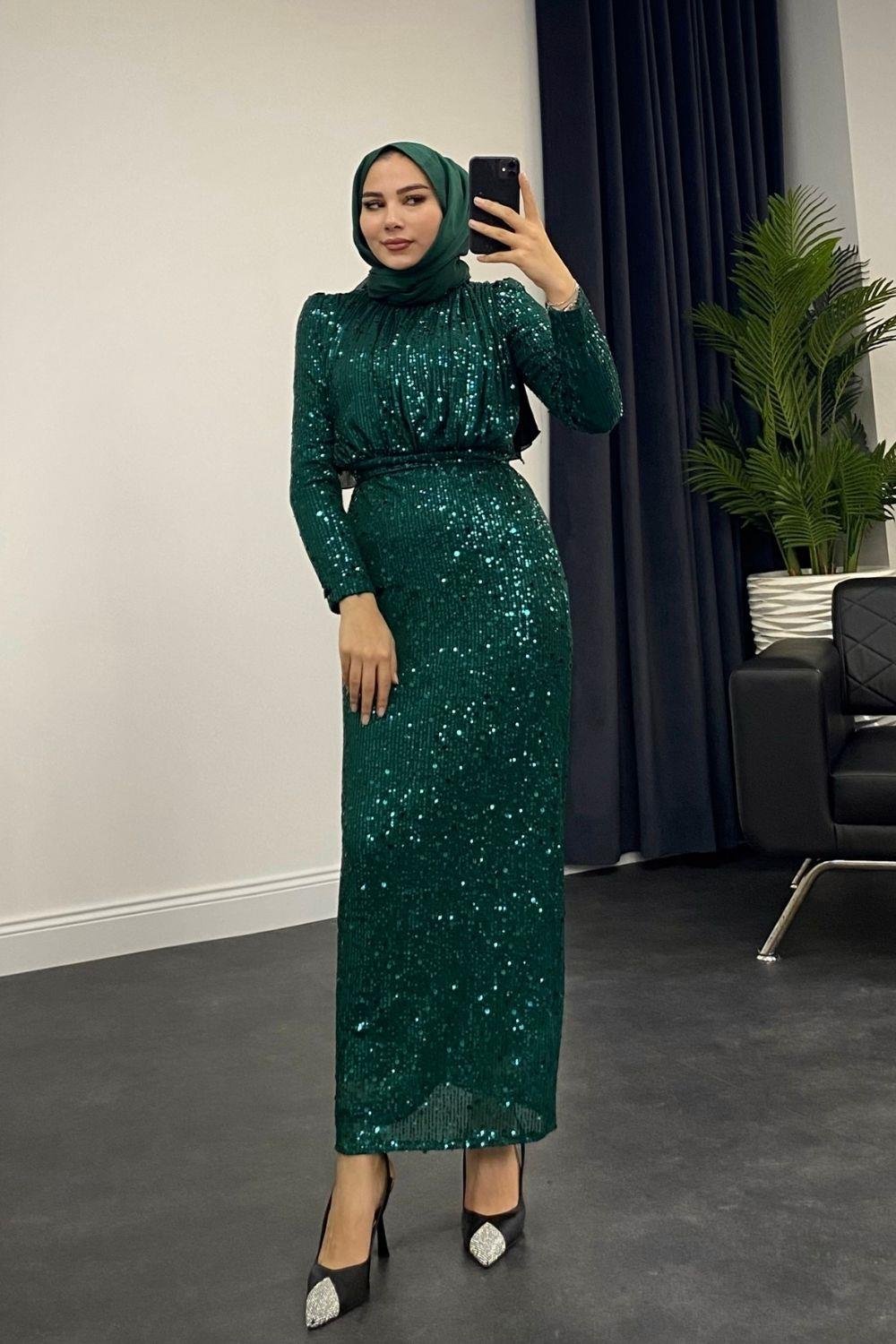 Tia Payet Abiye Zümrüt 4498 