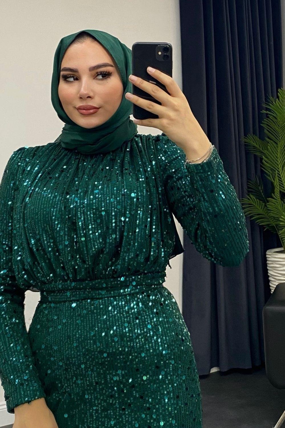 Tia Payet Abiye Zümrüt 4498 