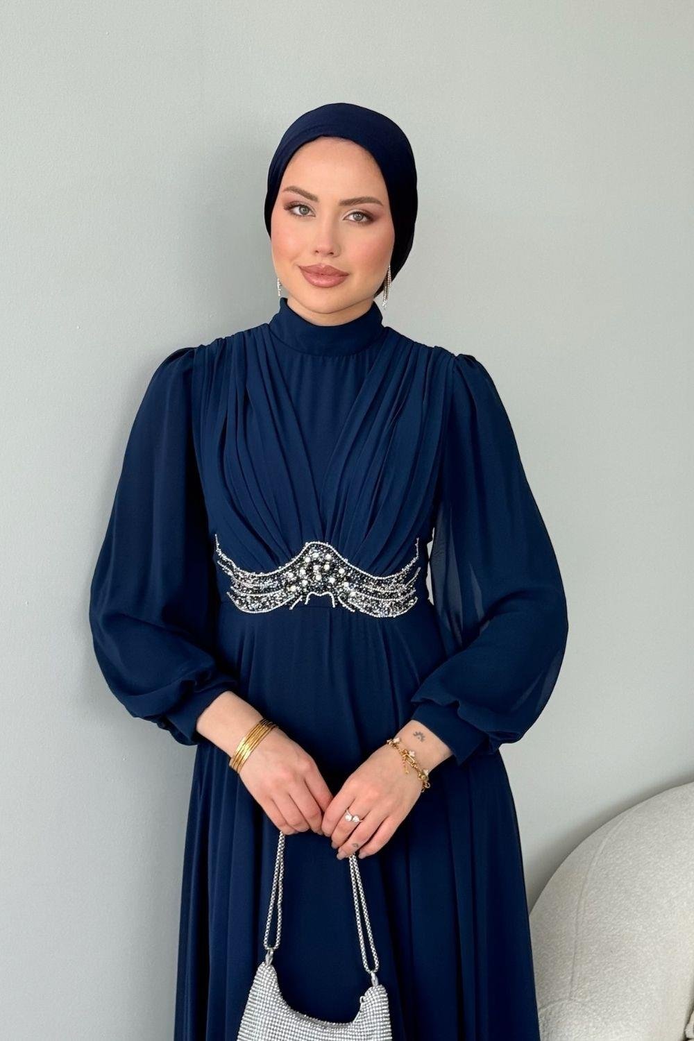 Hadise Abiye Lacivert 4541000 
