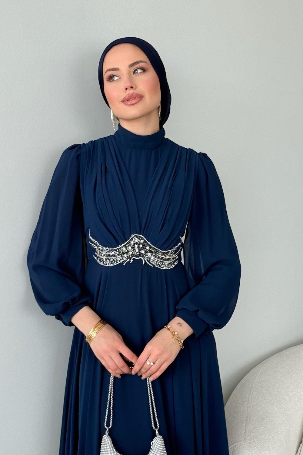 Hadise Abiye Lacivert 4541000 
