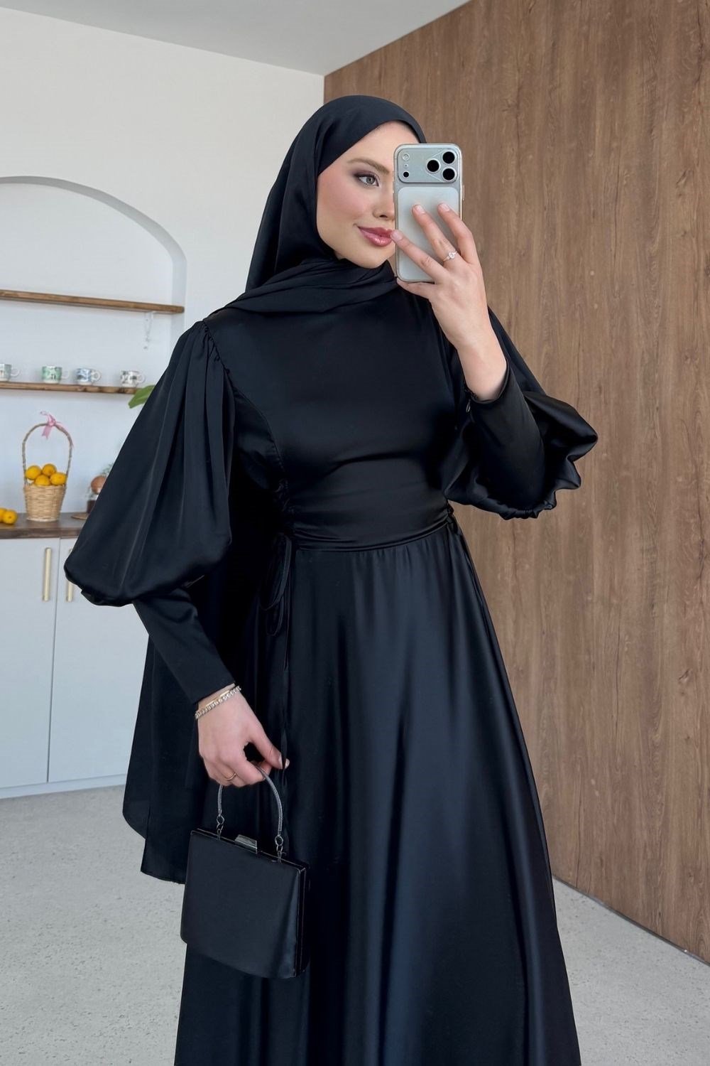 Ardina İpli Abiye Siyah 4544 