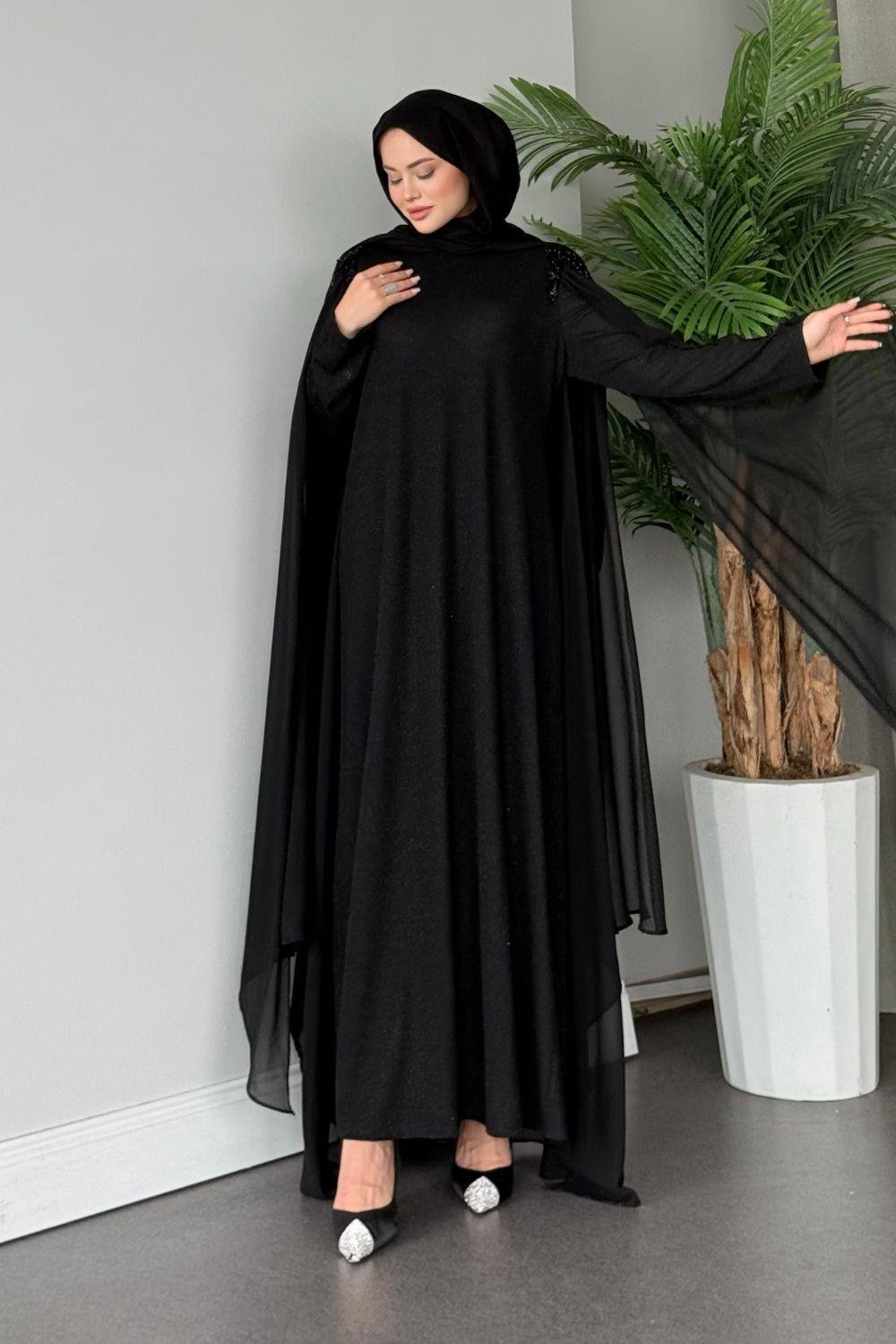 Hermony Abiye Siyah 4624 