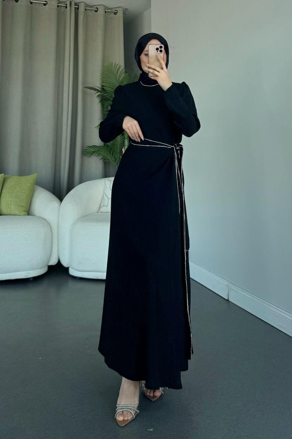 Dönüş Abiye Siyah 4634 