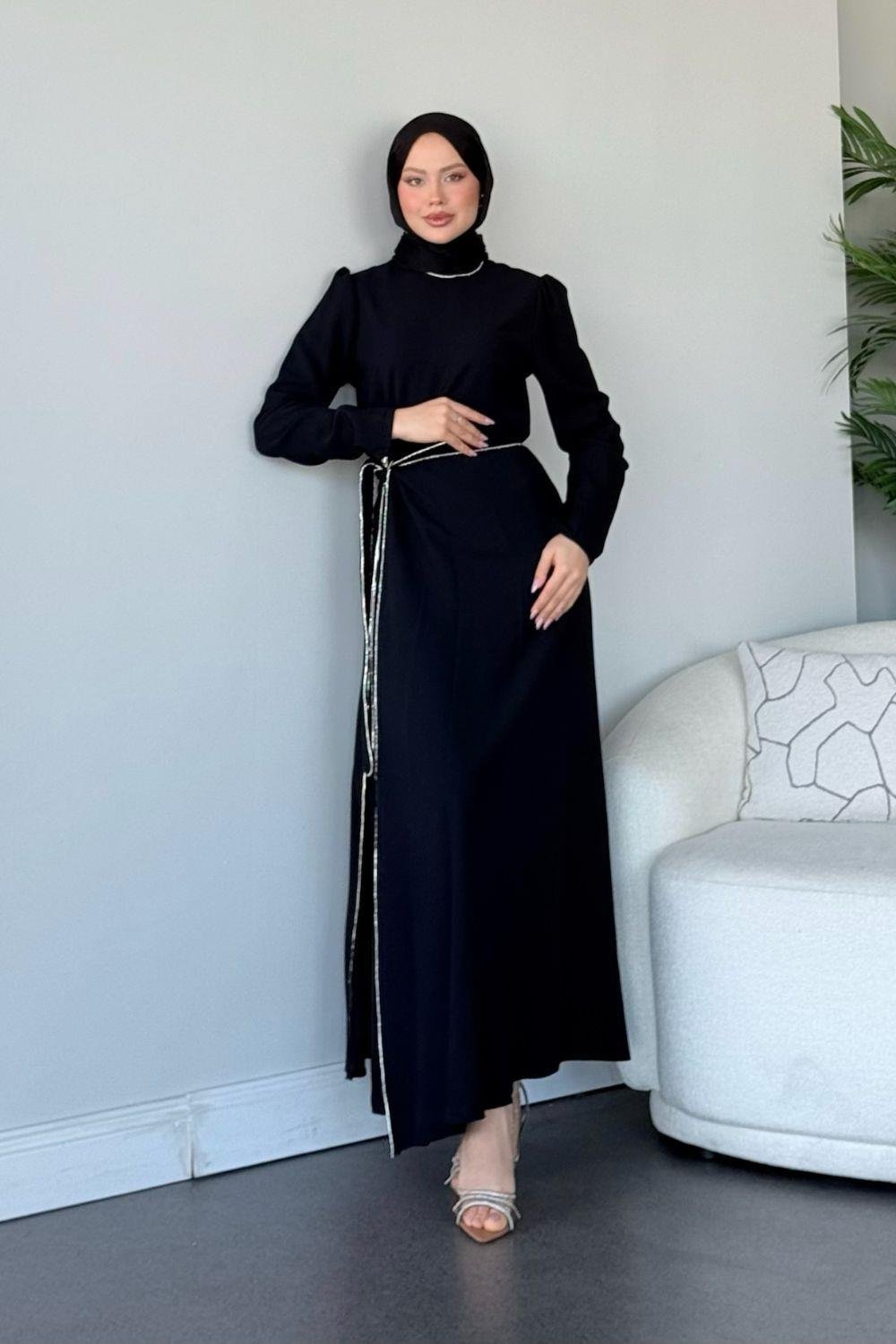 Dönüş Abiye Siyah 4634 