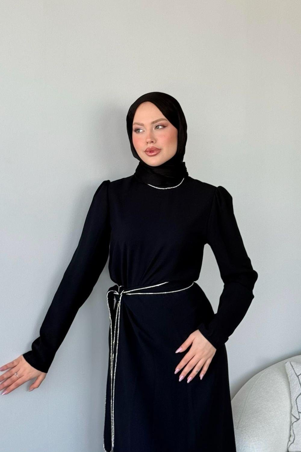 Dönüş Abiye Siyah 4634 