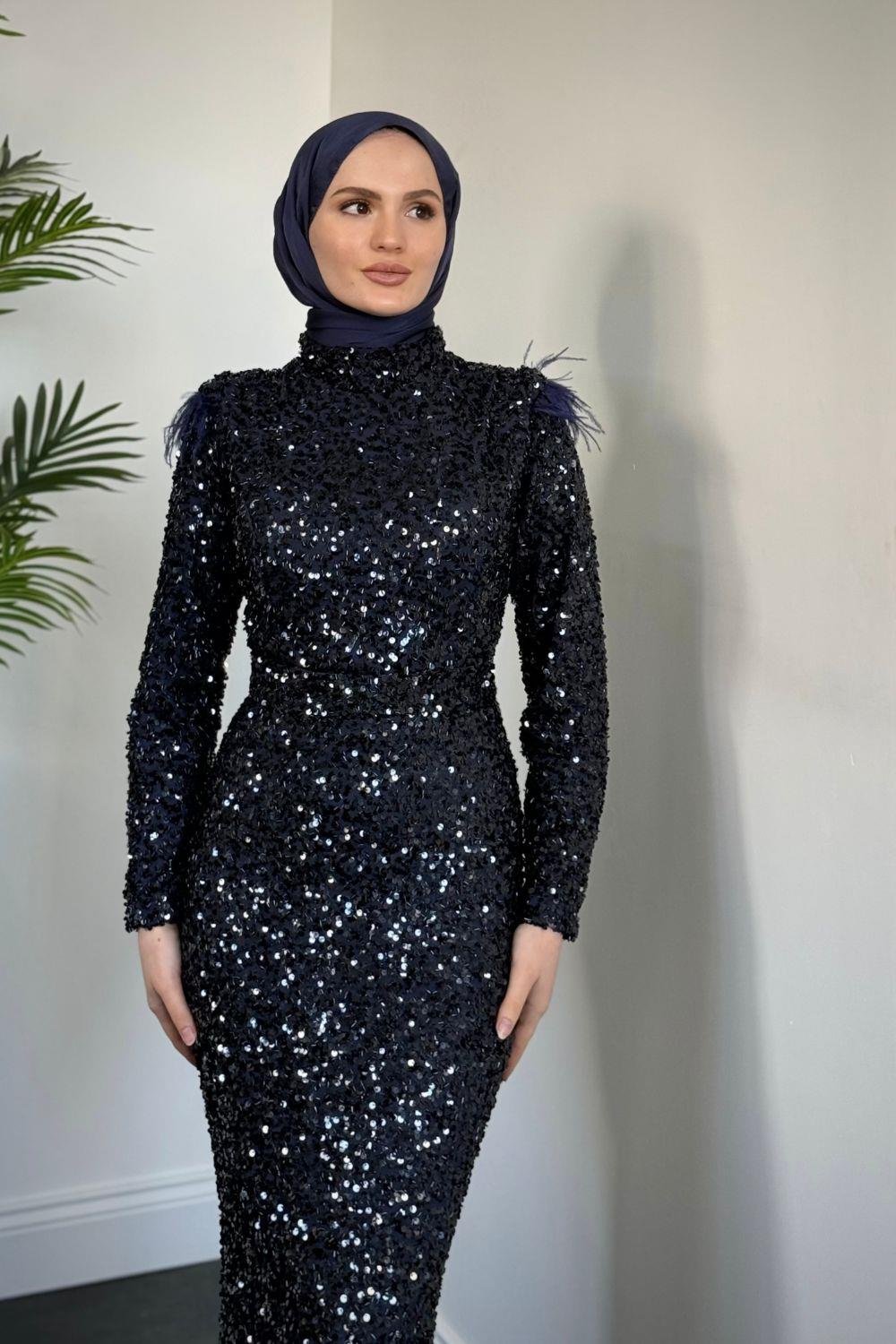 Paris Abiye Lacivert 46490 