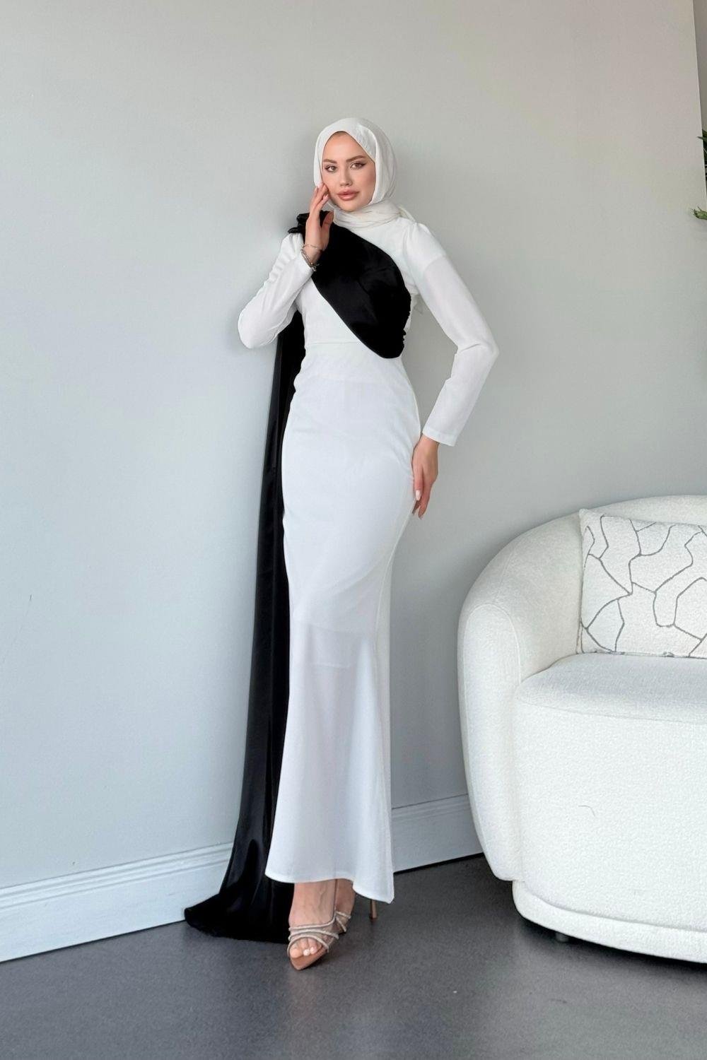 Gloria Abiye Beyaz 4651 