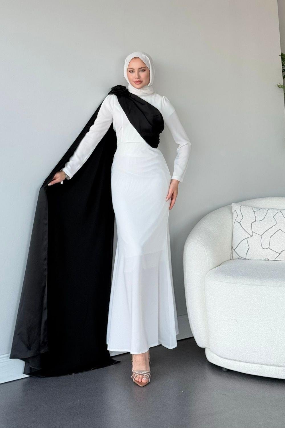 Gloria Abiye Beyaz 4651 