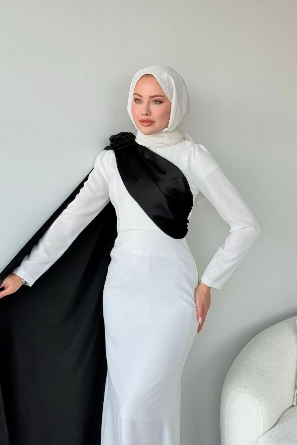 Gloria Abiye Beyaz 4651 