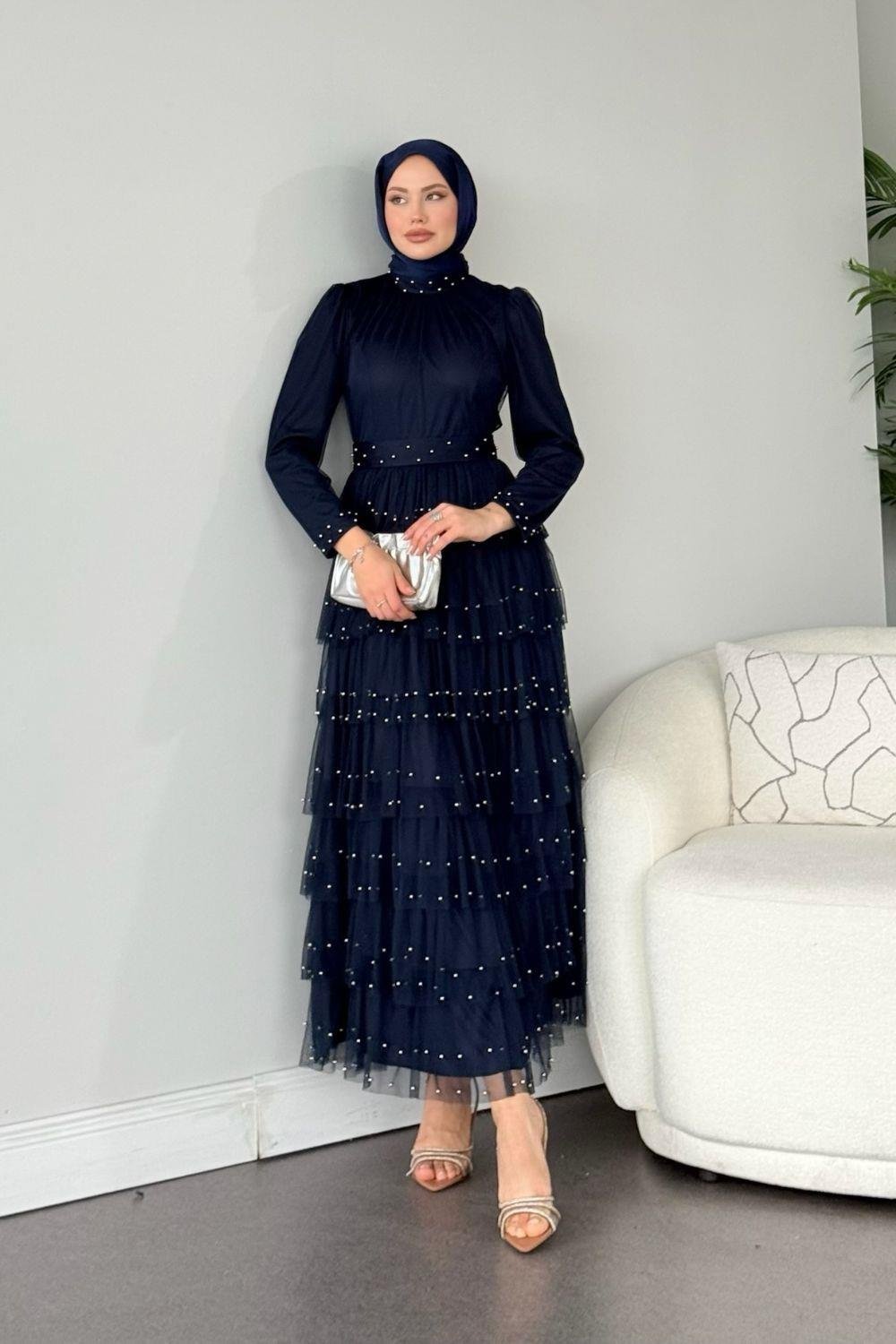 Eda Abiye Lacivert 4656 