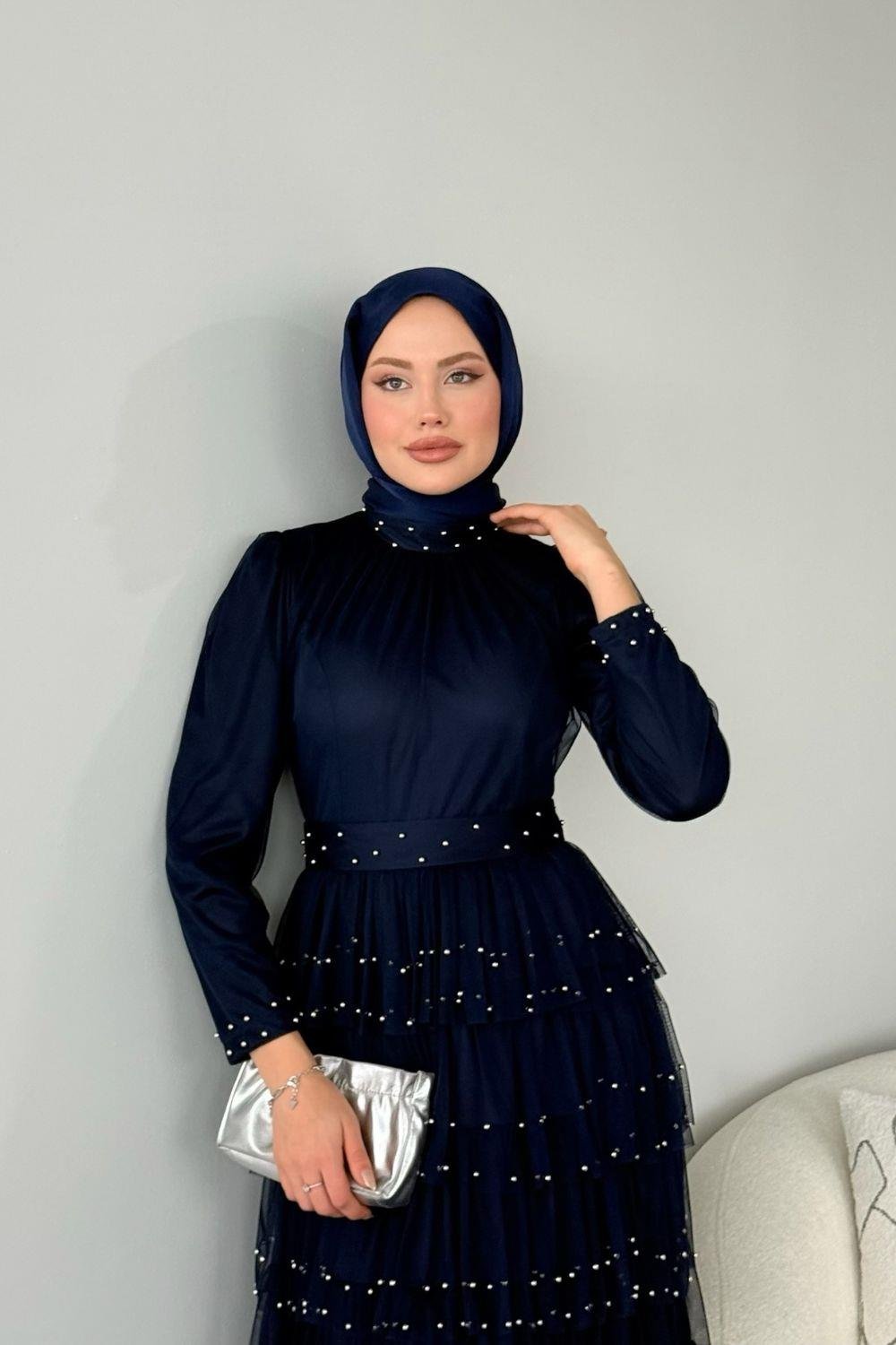 Eda Abiye Lacivert 4656 