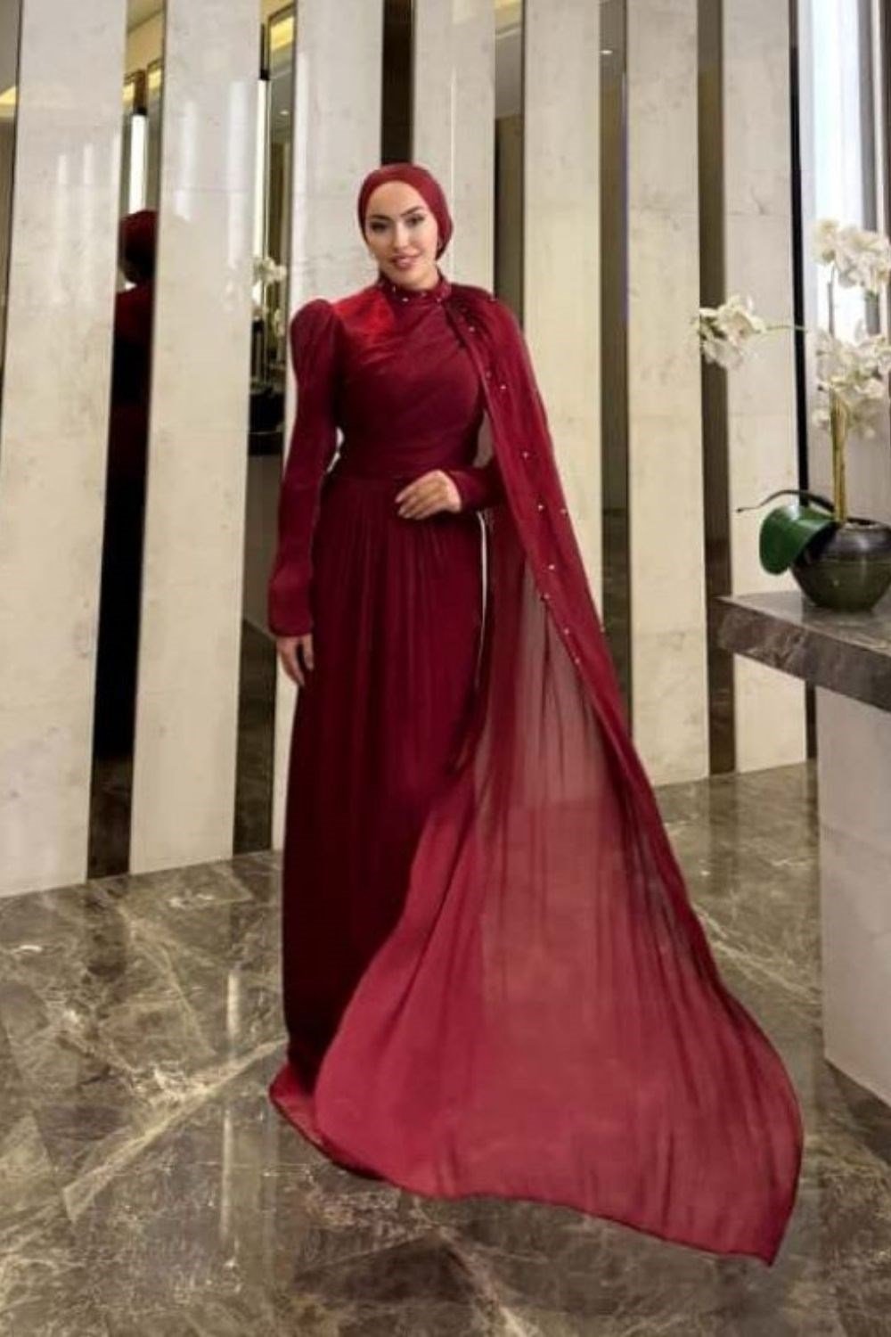 Peri Abiye Bordo 46620 
