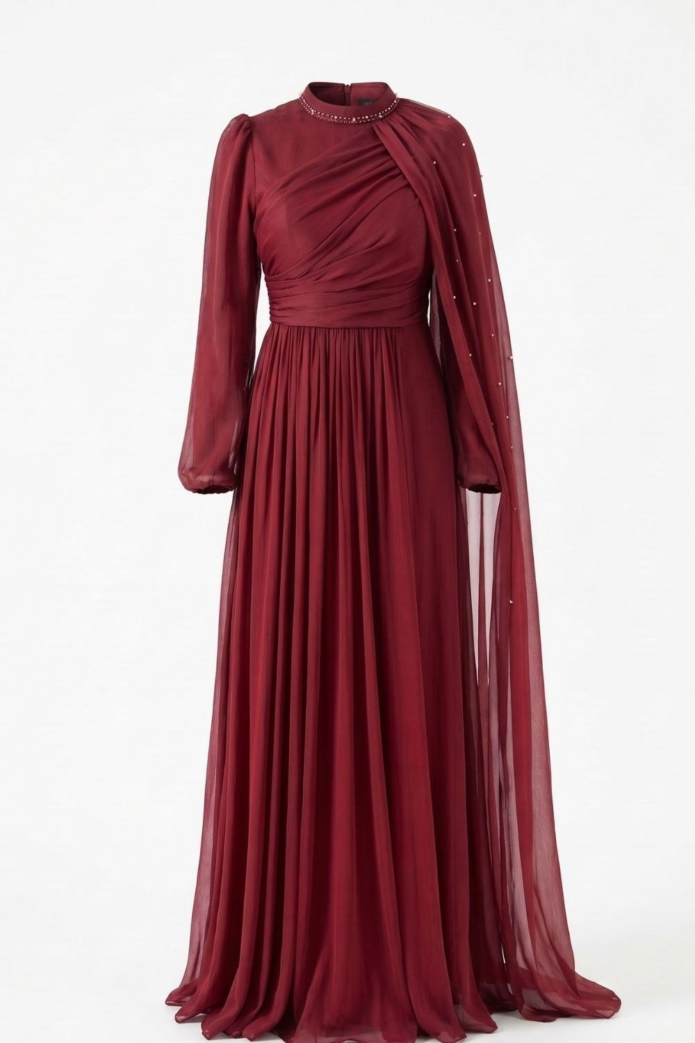Fairy Evening Dress Burgundy 46620 