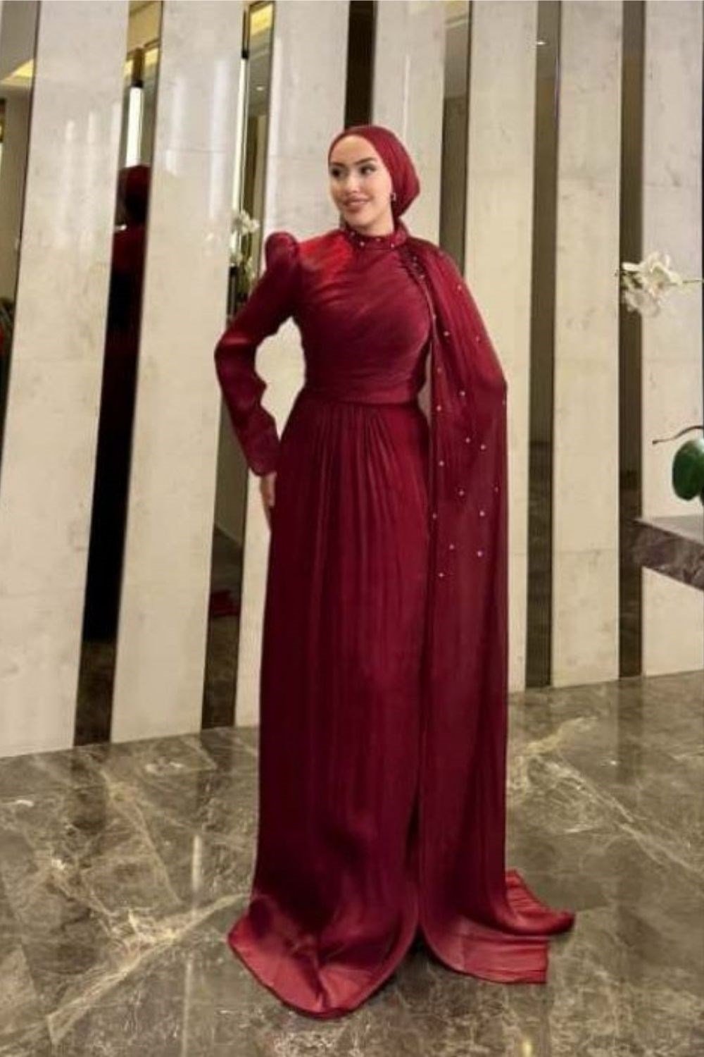 Peri Abiye Bordo 46620 